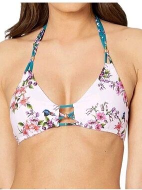 Nanette Lepore Victorian Floral Enchantress Bikini Top